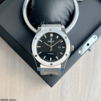HUBLOT CLASSIC FUSION PRATA COURO AUTOMÁTICO 44MM