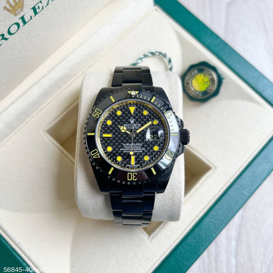 ROLEX SUBMARINER ESPECIAL PRETO AMARELO 40MM