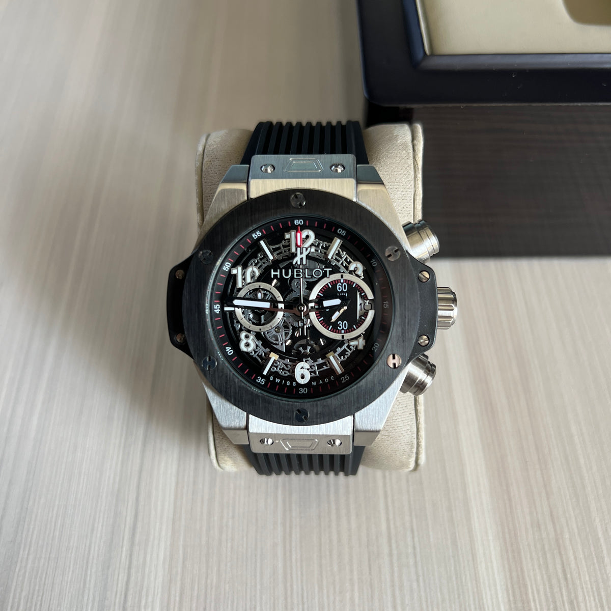 HUBLOT BIG BANG UNICO PRATA 44MM