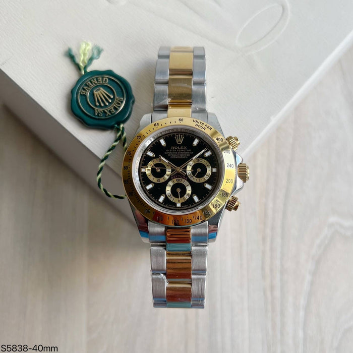 ROLEX DAYTONA MISTO PRETO 40MM
