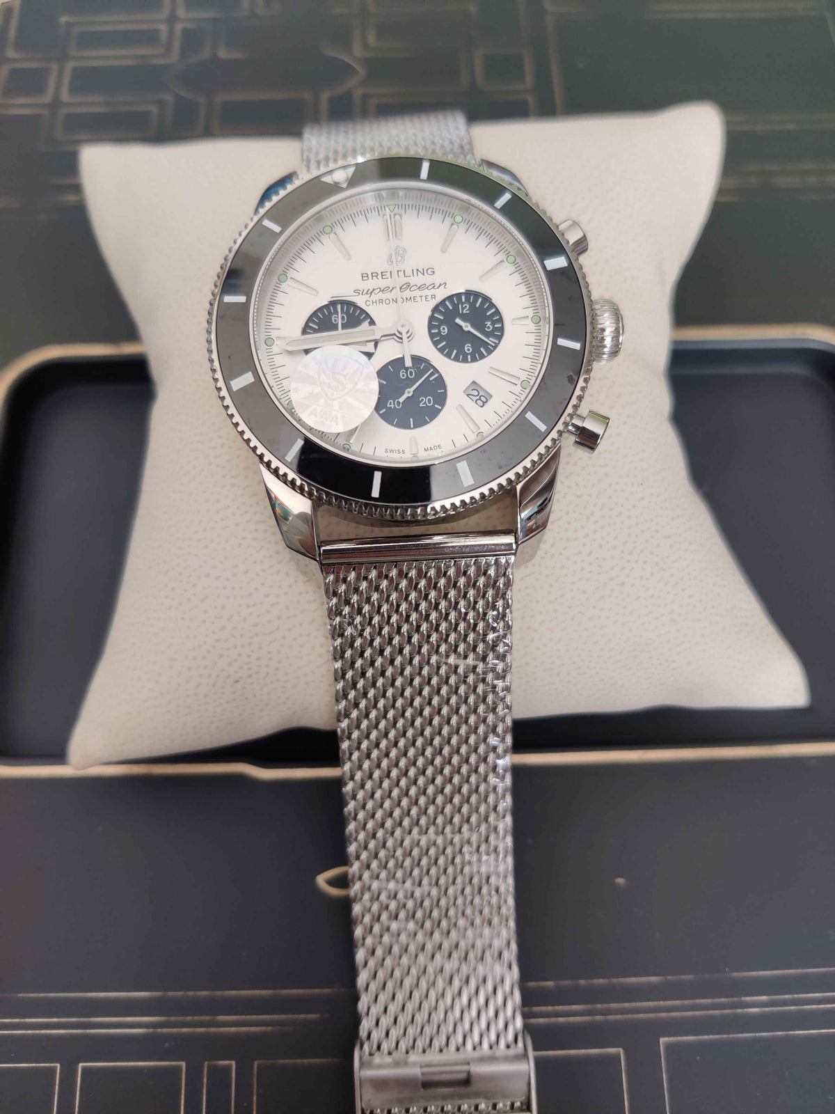 BREITLING SUPEROCEAN BRANCO 46MM