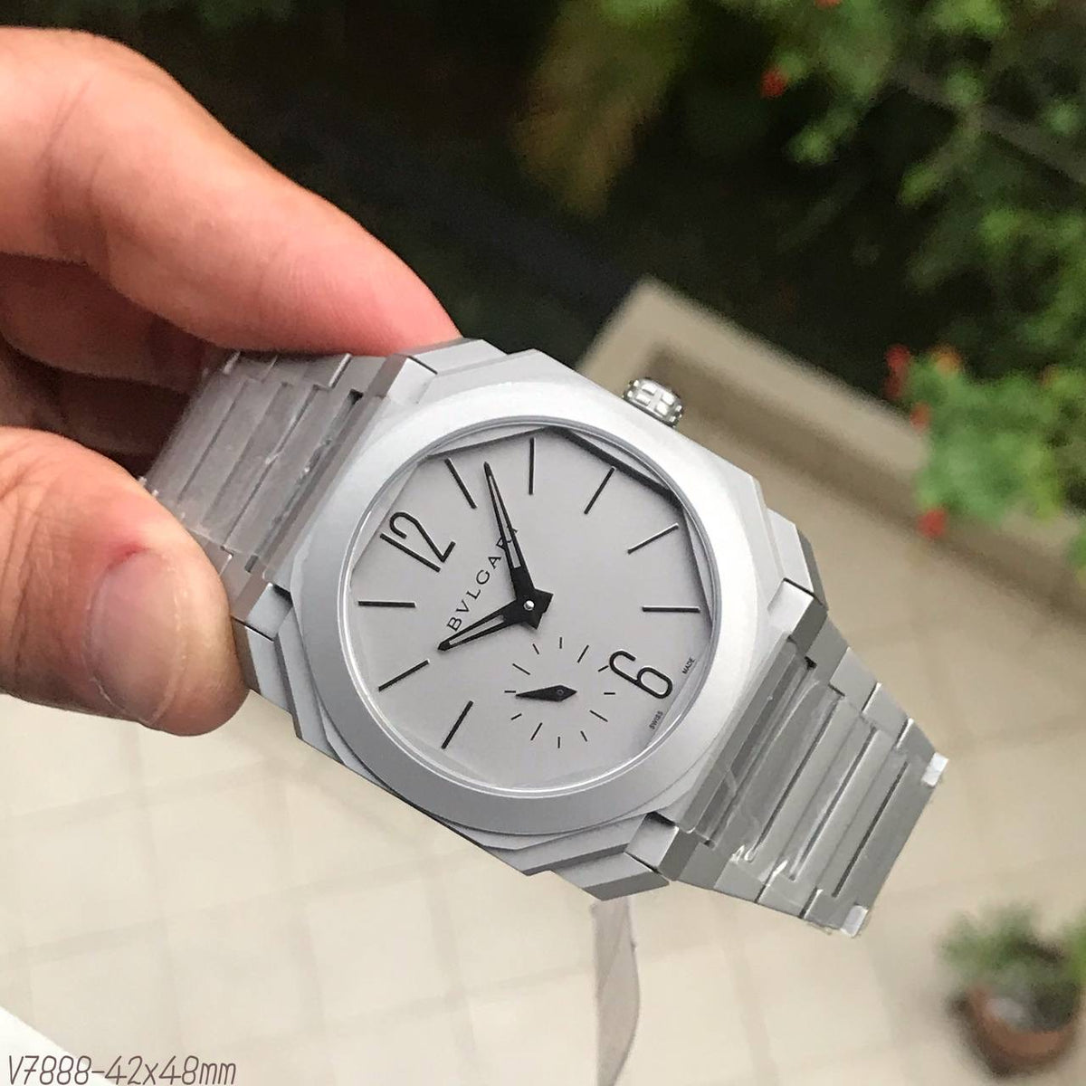 BVLGARI OCTO CINZA AUTOMATICO 42MM