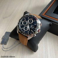 TAG HEUER F1 FORMULA 1 PRATA COURO 43MM