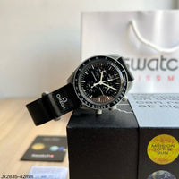 OMEGA SPEEDMASTER SWATCH CINZA 42MM