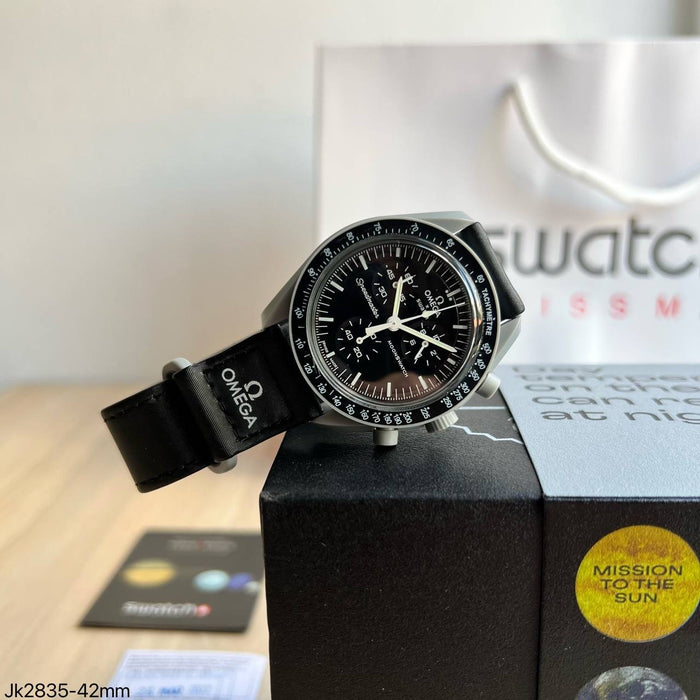 OMEGA SPEEDMASTER SWATCH CINZA 42MM