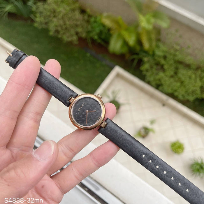 GUCCI ROSE PRETO 32MM FEMININO