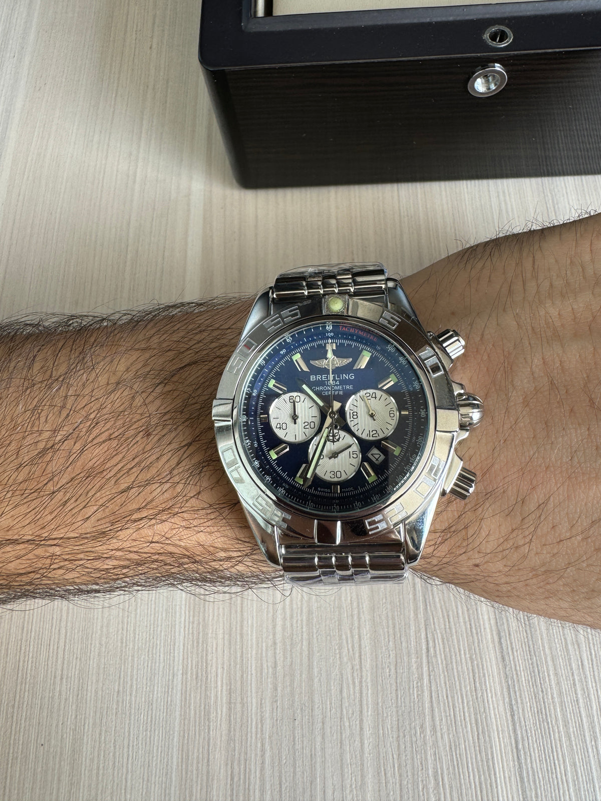 BREITLING CHRONOMAT PRETO 46MM