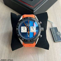TAG HEUER MONACO PRATA LARANJA 47MM
