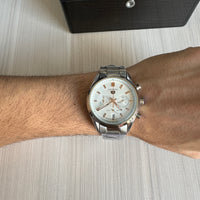TAG HEUER CARRERA PRATA BRANCO 41MM