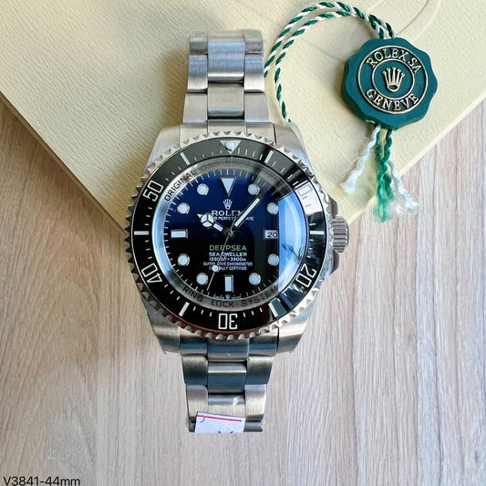 ROLEX DEEPSEA DEGRADE PRATA PRETO AZUL 44MM