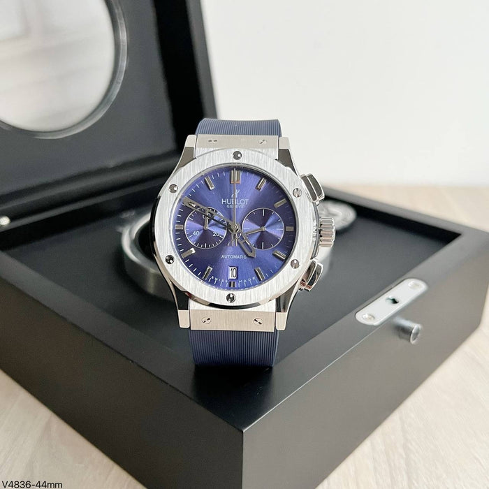 HUBLOT CLASSIC FUSION PRATA AZUL 44MM