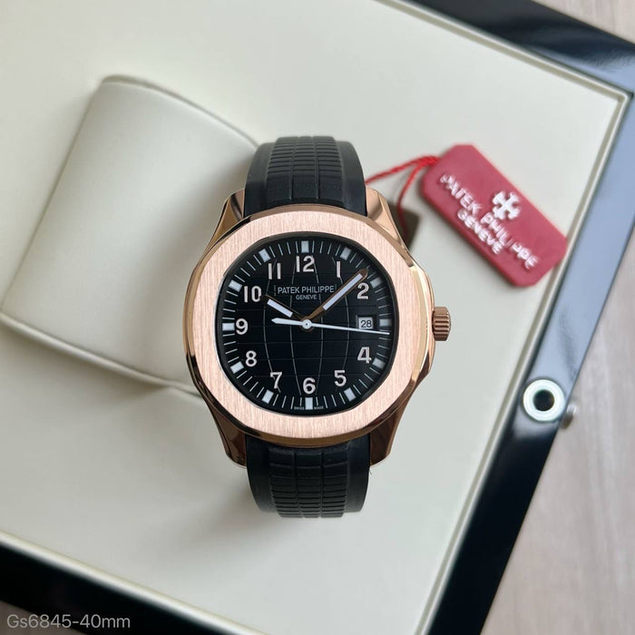 PATEK PHILIPPE AQUANAUT ROSE PRETO 40MM