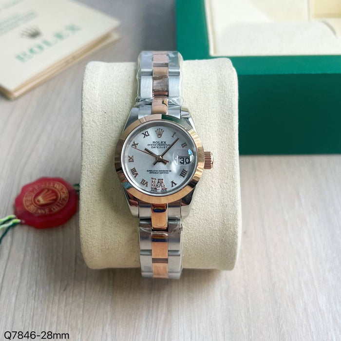 ROLEX DATEJUST MISTO FEMININO 28MM