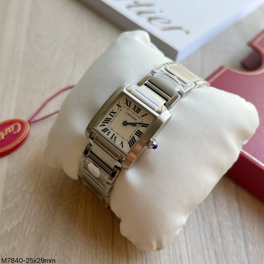 CARTIER TANK PRATA 25MM X 29MM FEMININO