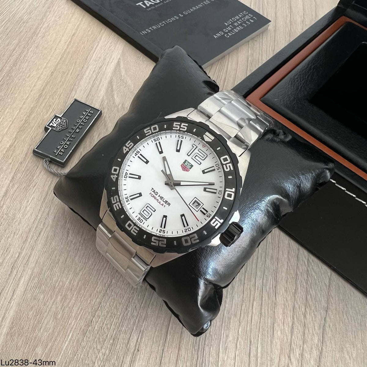 TAG HEUER F1 FORMULA 1 PRATA BRANCO AUTOMÁTICO 43MM