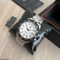 TAG HEUER F1 FORMULA 1 PRATA BRANCO AUTOMÁTICO 43MM