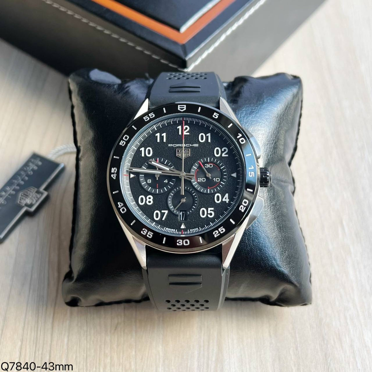 TAG HEUER PORSCHE PRATA PRETO 43MM