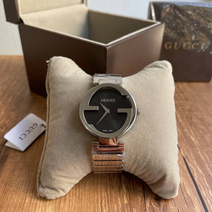 GUCCI PRATA PRETO 35MM FEMININO