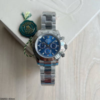 ROLEX DAYTONA  PRATA AZUL 40MM