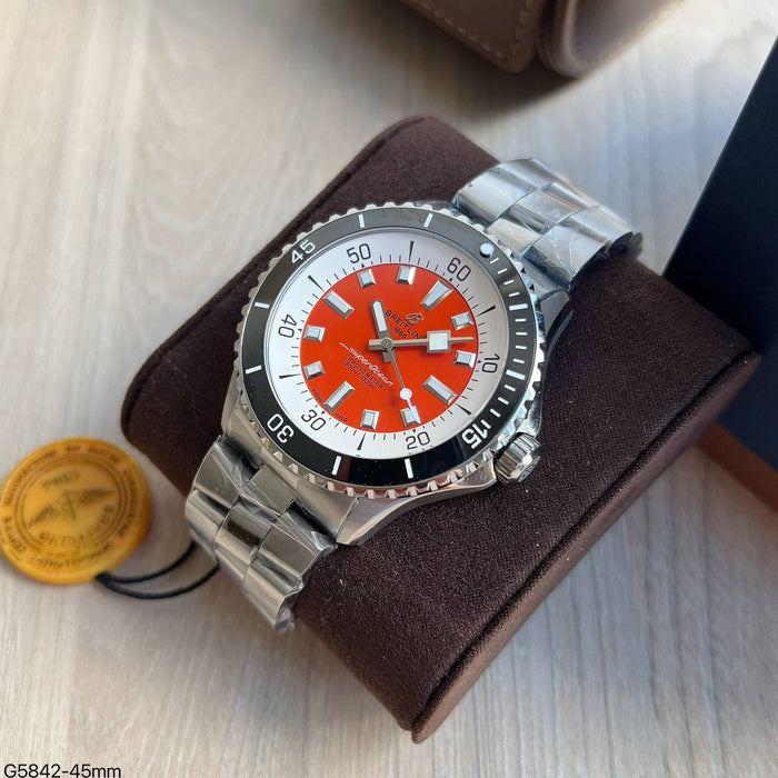 BREITLING SUPEROCEAN AUTOMÁTICO LARANJA 43MM