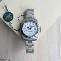 ROLEX EXPLORER II PRATA BRANCO 42MM