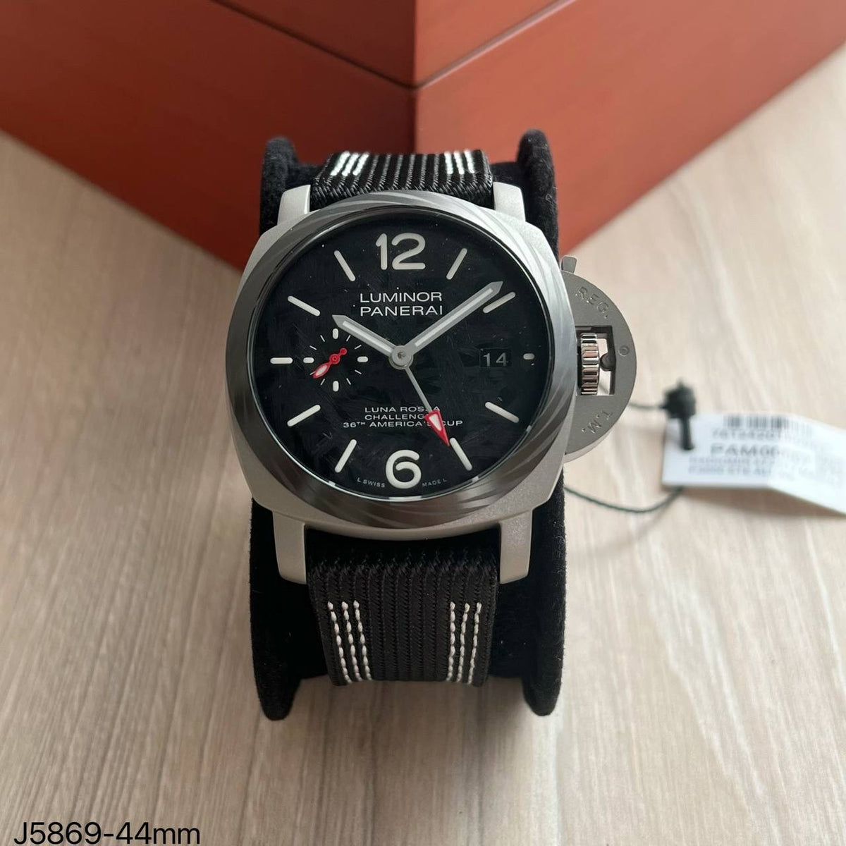 PANERAI LUMINOR PRETO LUNA ROSSA 44MM