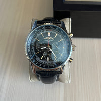 BREITLING NAVITIMER PRETO COURO 46MM