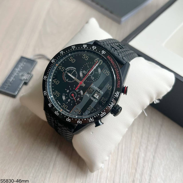 TAG HEUER CARRERA CAL 1887 PRETO 46MM