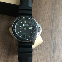 PANERAI SUBMERSIBLE AMAGNETIC  PRATA BORRACHA 47MM