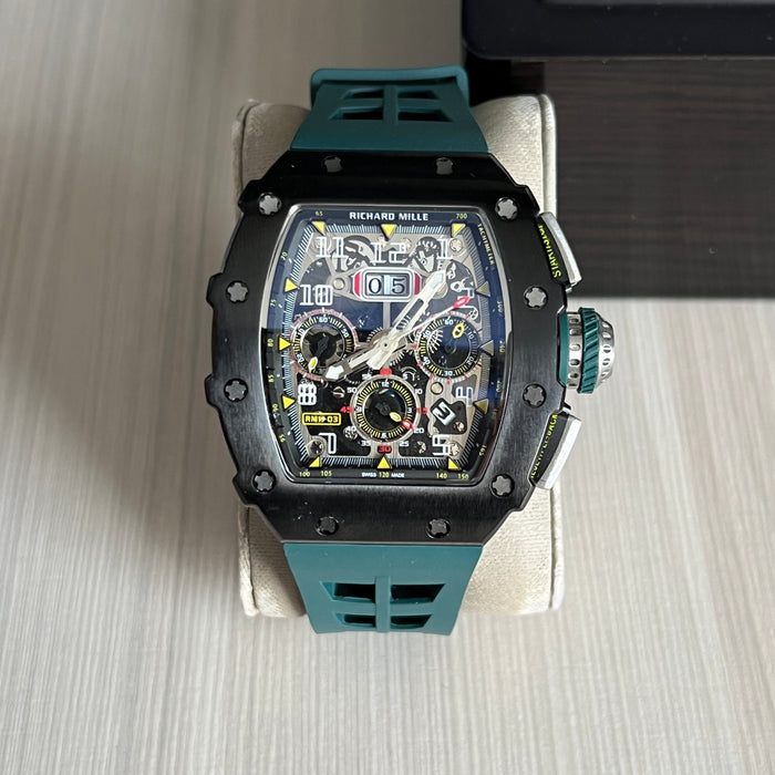 RICHARD MILLE PRETO VERDE 47MM