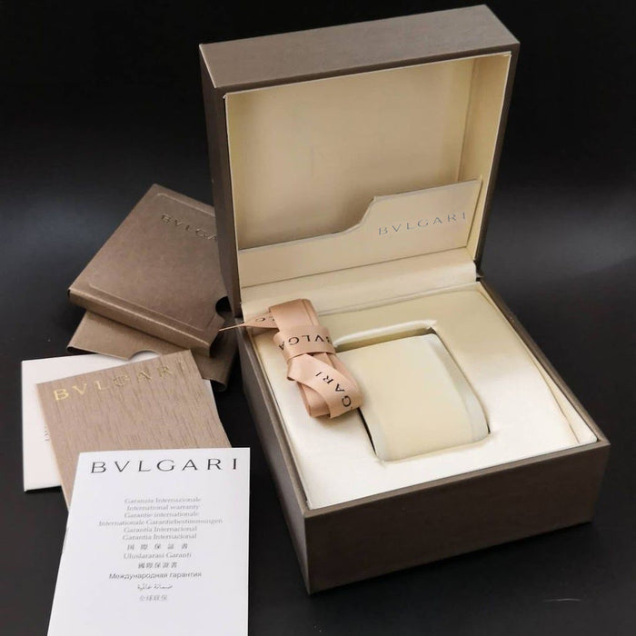 BVLGARI IRON MAN PRATA PRETO AUTOMÁTICO 44MM