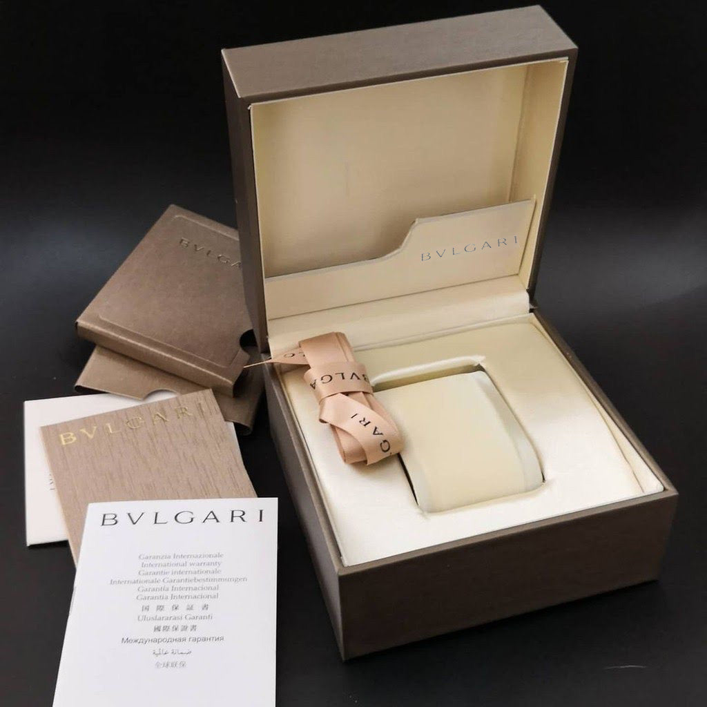 BVLGARI SERPENTE PRATA PRETO 2 VOLTAS  23MM X 35MM FEMININO