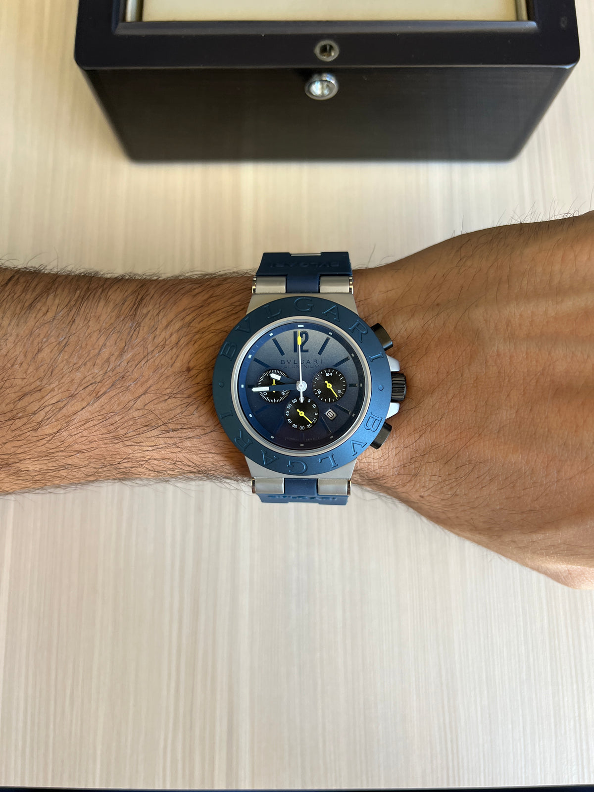BVLGARI ALUMINIUM AZUL 44MM