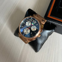 TAG HEUER F1 FORMULA 1 ROSE PRETO COURO 45MM
