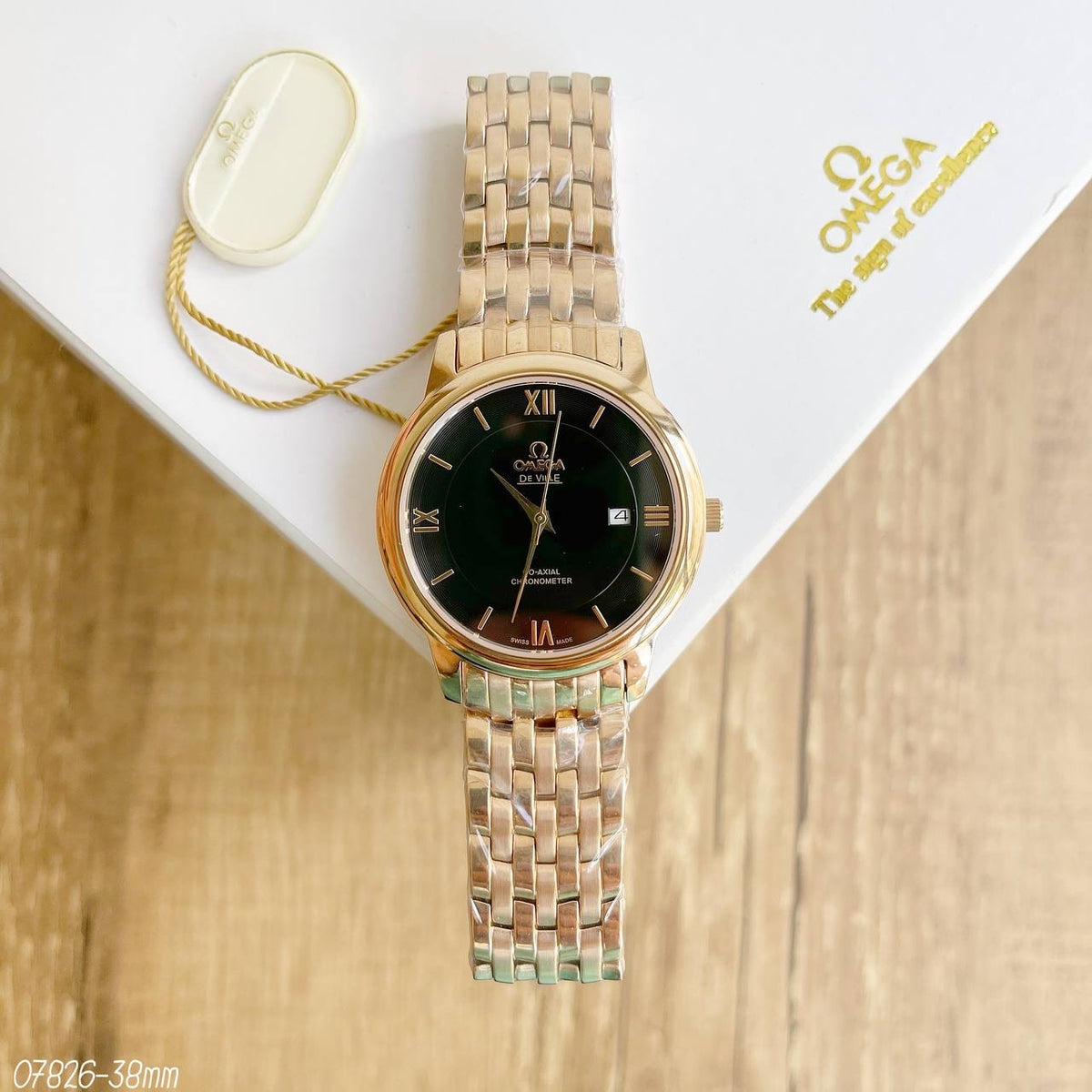 OMEGA DE VILLE ROSE 38MM