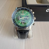 BREITLING NAVITIMER VERDE COURO 46MM