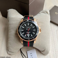 GUCCI ROSE PULSEIRA NYLON 43MM