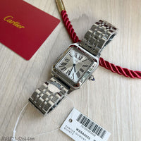 CARTIER PRATA 32MM X 44MM FEMININO