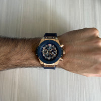 HUBLOT BIG BANG UNICO ROSE AZUL 44MM