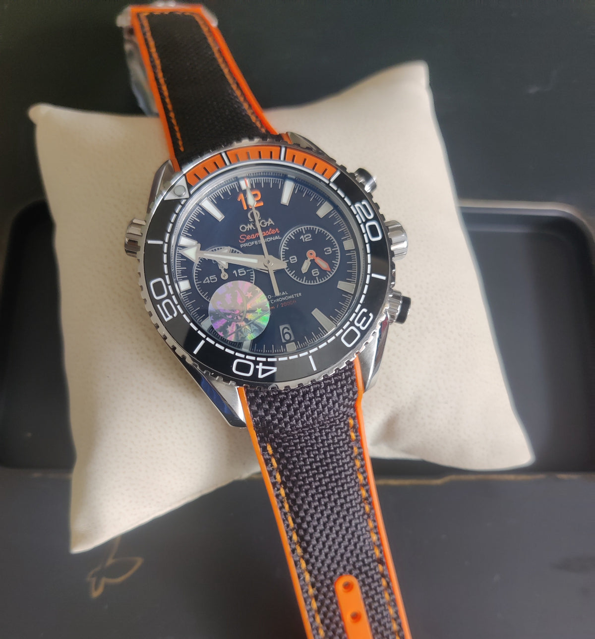 OMEGA SEAMASTER PRATA NYLON 45MM