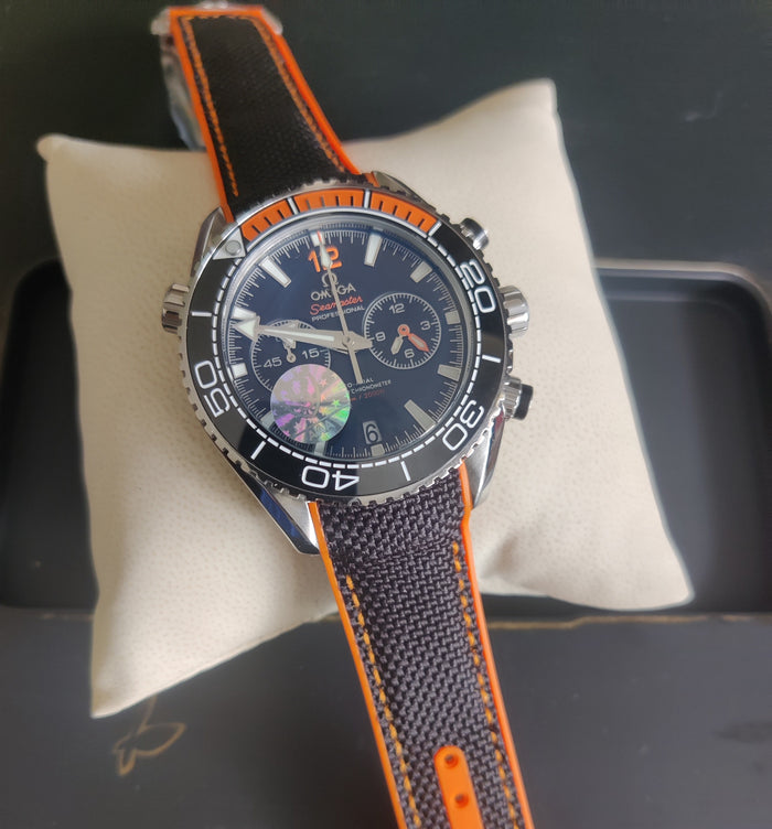 OMEGA SEAMASTER PRATA NYLON 45MM