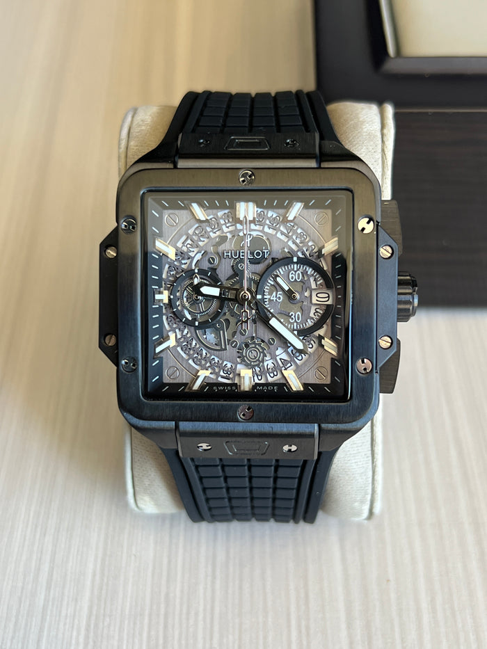 HUBLOT SQUARE BANG PRETO 42MM