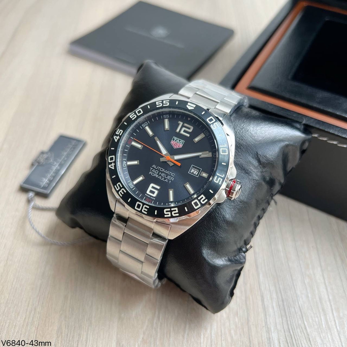 TAG HEUER F1 FORMULA 1 PRATA AZUL AUTOMÁTICO 43MM