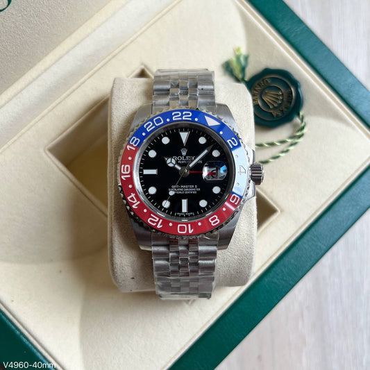 ROLEX GMT MASTER II PEPSI JUBILEU 40MM