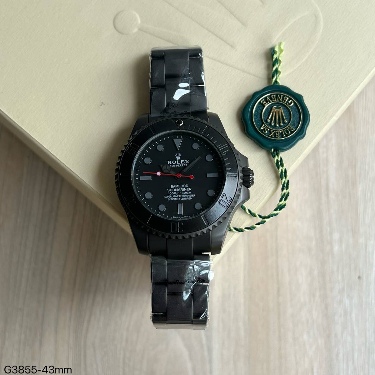 ROLEX SUBMARINER BAMFORD ESPECIAL PRETO 40MM