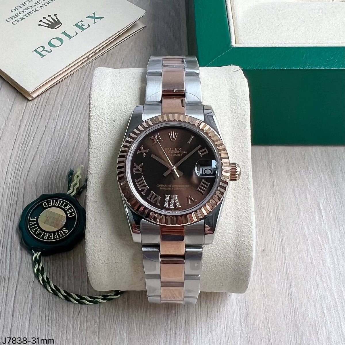 ROLEX DATEJUST MISTO FEMININO 31MM