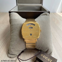 GUCCI DOURADO PULSEIRA AÇO 40MM