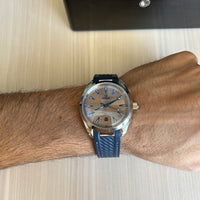 OMEGA SEAMASTER AQUATERRA AZUL BORRACHA 41MM