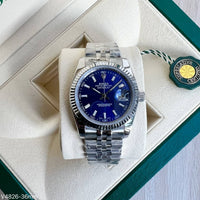 ROLEX DATEJUST PRATA AZUL JUBILEU FEMININO 36MM