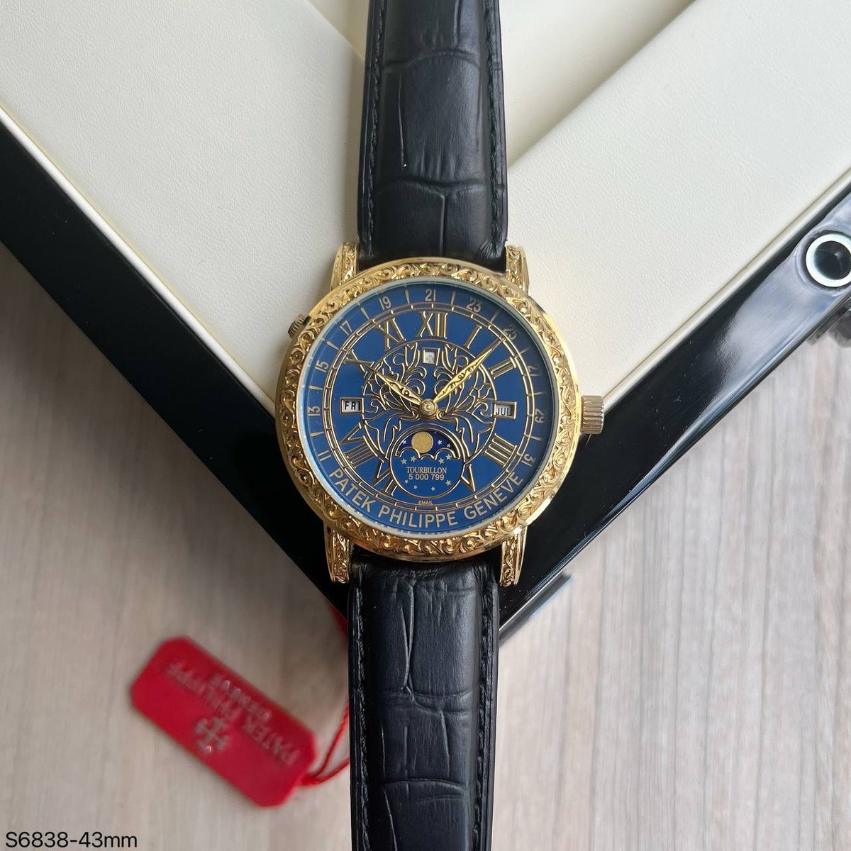 PATEK PHILIPPE SKY MOON DOURADO AZUL 43MM